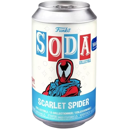 Funko Pop! Scarlet Spider Soda Canister Unmasked Chase Box