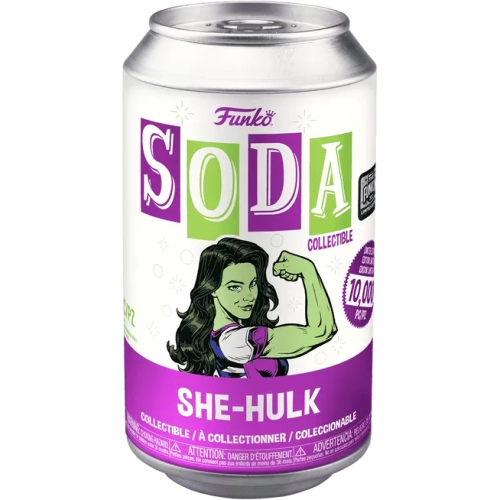 Funko Pop! She-Hulk Soda Canister Chase Metallic She-Hulk: Attorney at Law Box