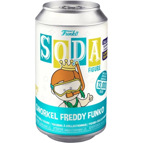 Funko Pop! Snorkel Freddy Funko Soda Canister Vinyl Figure Box