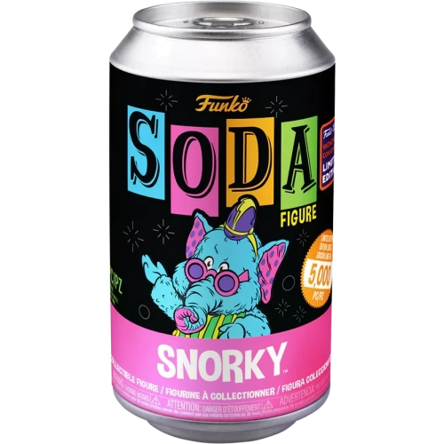 Funko Pop! Snorky Soda Canister Green Chase Blacklight Box