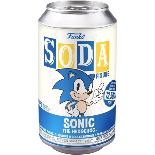 Funko Pop! Sonic The Hedgehog Soda Canister Chase Flocked Box