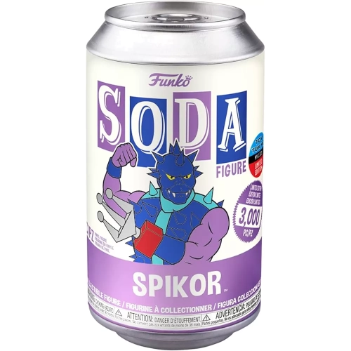 Funko Pop! Spikor Soda Canister Chase Metallic Masters of the Universe Box