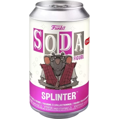 Funko Pop! Splinter Soda Canister Chase Nickelodeon Teenage Mutant Ninja Turtles Mutant Mayhem Box
