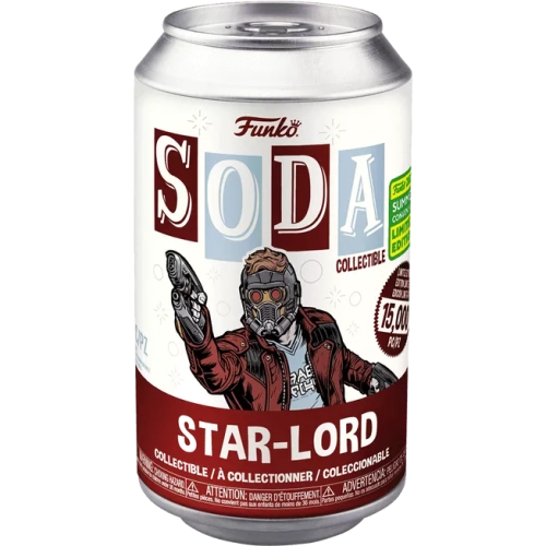 Funko Pop! Star-Lord Soda Canister Unmasked Chase Marvel Guardians of the Galaxy Vol. 2 Box