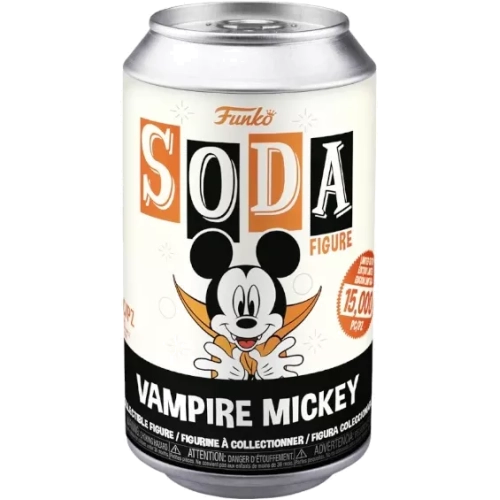 Funko Pop! Vampire Mickey Soda Canister Vinyl Figure Box