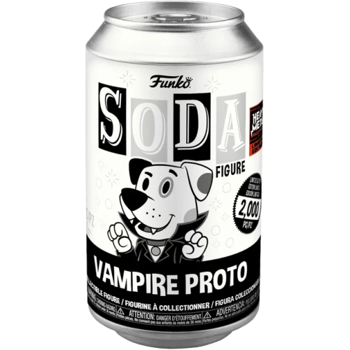 Funko Pop! Vampire Proto Soda Canister Black and White Box