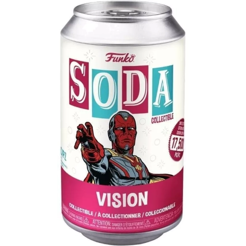 Funko Pop! Vision Soda Canister White Chase Marvel Studios WandaVision Box