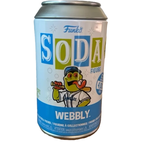 Funko Pop! Webbly Soda Canister Frogs Striped Jersey Box