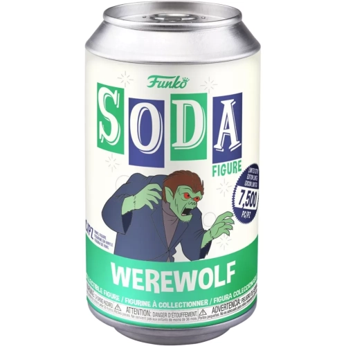 Funko Pop! Werewolf Soda Canister Chase Glows in the Dark Box