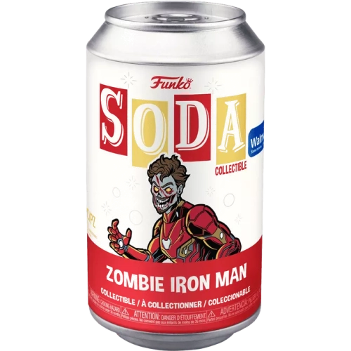 Funko Pop! Zombie Iron Man Soda Canister Marvel Studios What If...? Box