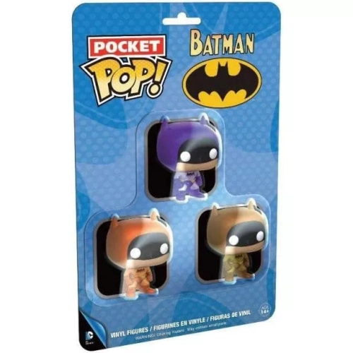 Funko Pop! Batman 3 Pack Orange Heroes Vinyl Figure Box