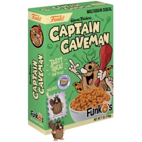 Funko Pop! Captain Caveman Pocket Pop Multigrain Cereal Box