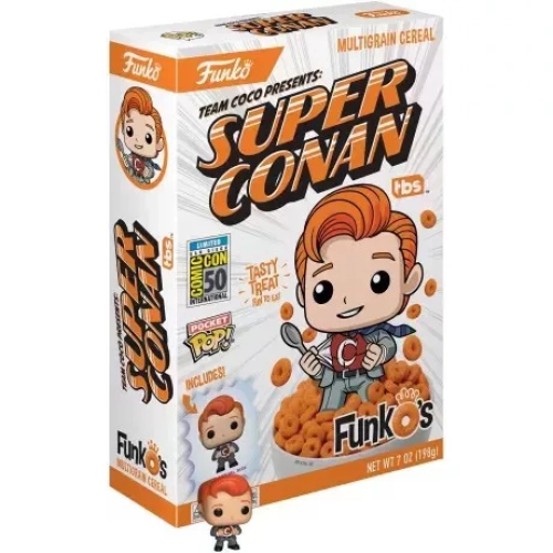 Funko Pop! Super Conan Conan O'Brien Pocket Pop Multigrain Cereal Box
