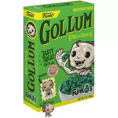 Funko Pop! Gollum The Lord of the Rings Pocket Pop Multigrain Cereal Box