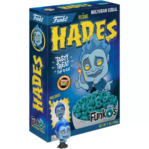 Funko Pop! Hades Disney Villains Pocket Pop Multigrain Cereal Box