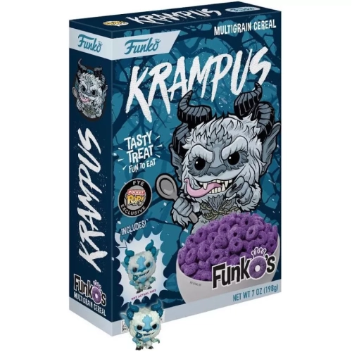 Funko Pop! Krampus Pocket Pop Multigrain Cereal Vinyl Figure Box
