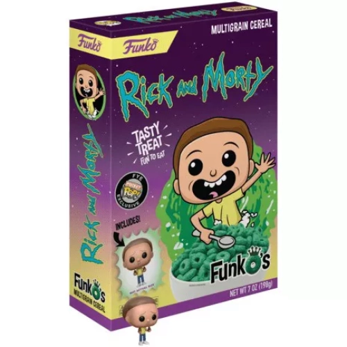Funko Pop! Morty Rick and Morty Pocket Pop Multigrain Cereal Box