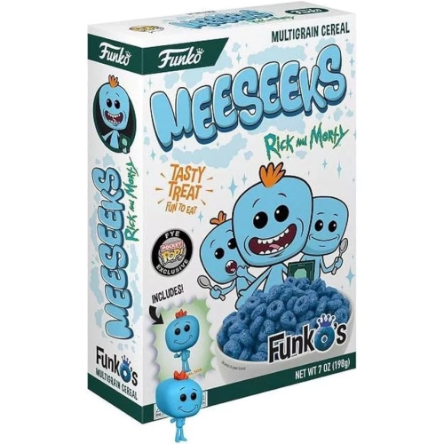 Funko Pop! Mr. Meeseeks Rick and Morty Pocket Pop Multigrain Cereal Box
