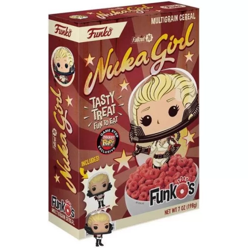 Funko Pop! Nuka-Girl Fallout 76 Pocket Pop Multigrain Cereal Box