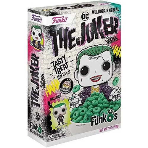 Funko Pop! The Joker Suicide Squad Pocket Pop Multigrain Cereal Box