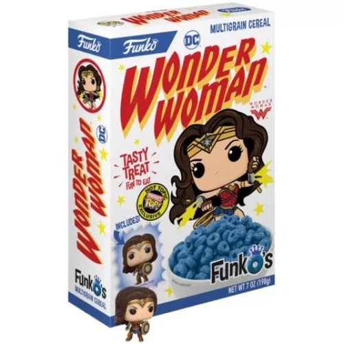 Funko Pop! Wonder Woman Pocket Pop Multigrain Cereal Box