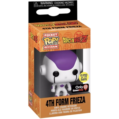 Funko Pop! 4th Form Frieza Pocket Pop! Keychain Glows in the Dark Box