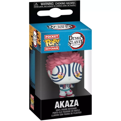 Funko Pop! Akaza Pocket Pop! Keychain Demon Slayer Kimetsu no Yaiba Box