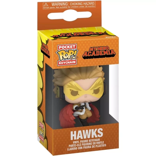 Funko Pop! Hawks Pocket Pop! Keychain My Hero Academia Box