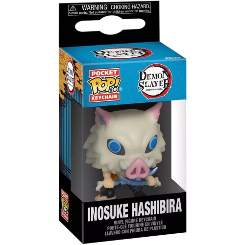Funko Pop! Inosuke Hashibira Pocket Pop! Keychain Demon Slayer Kimetsu no Yaiba Box