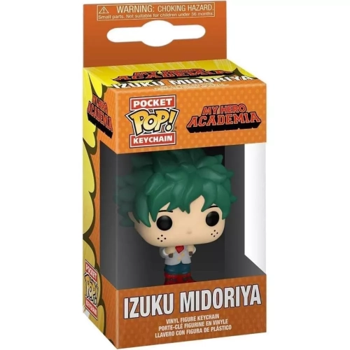 Funko Pop! Izuku Midoriya Pocket Pop! Keychain in School Uniform Box