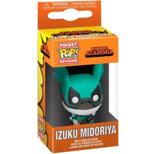 Funko Pop! Izuku Midoriya Pocket Pop! Keychain with Helmet Box
