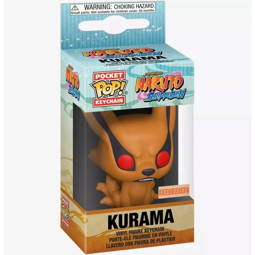 Funko Pop! Kurama Pocket Pop! Keychain Shonen Jump Naruto Shippuden Box