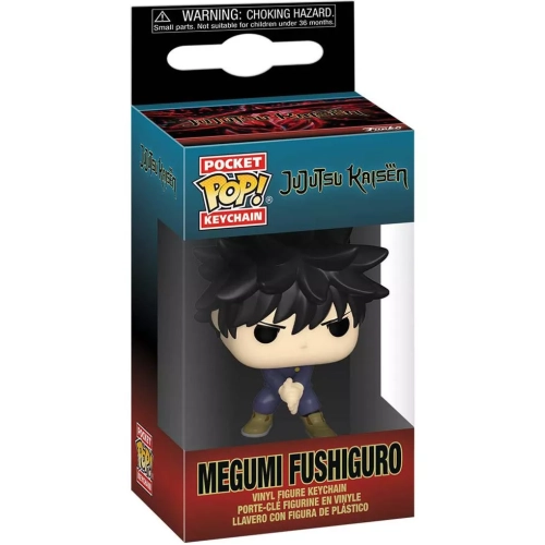 Funko Pop! Megumi Fushiguro Pocket Pop! Keychain Jujutsu Kaisen Box