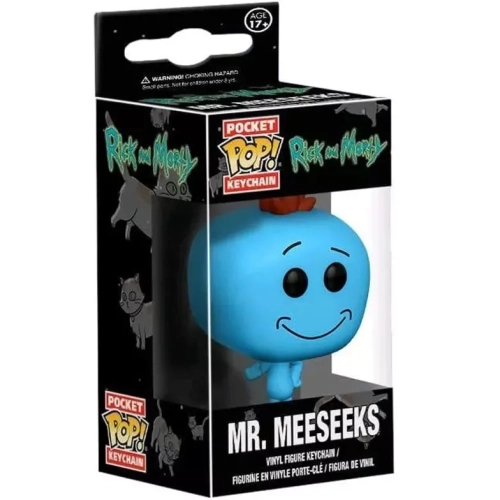 Funko Pop! Mr. Meeseeks Pocket Pop! Keychain Rick and Morty Box