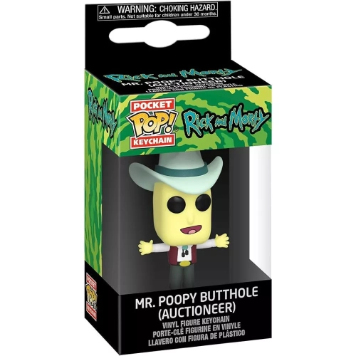 Funko Pop! Mr. Poopy Butthole (Auctioneer) Pocket Pop! Keychain Box