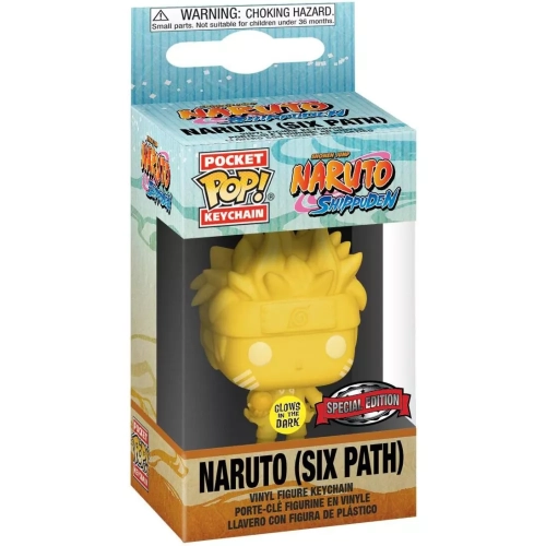 Funko Pop! Naruto (Six Path) Pocket Pop! Keychain Glows in the Dark Box