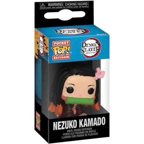Funko Pop! Nezuko Kamado Pocket Pop! Keychain Demon Slayer Kimetsu no Yaiba Box