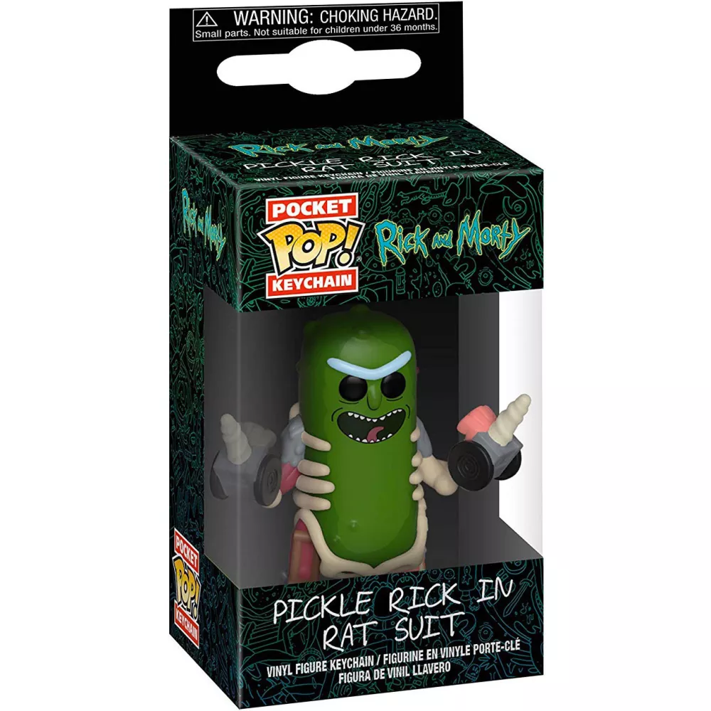 Pickle Rick in Rat Suit Box