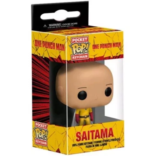 Funko Pop! Saitama Pocket Pop! Keychain One Punch Man Box