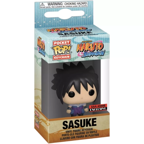 Funko Pop! Sasuke Pocket Pop! Keychain Shonen Jump Naruto Shippuden Box