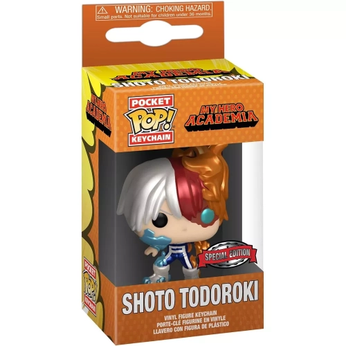 Funko Pop! Shoto Todoroki Pocket Pop! Keychain Metallic Box