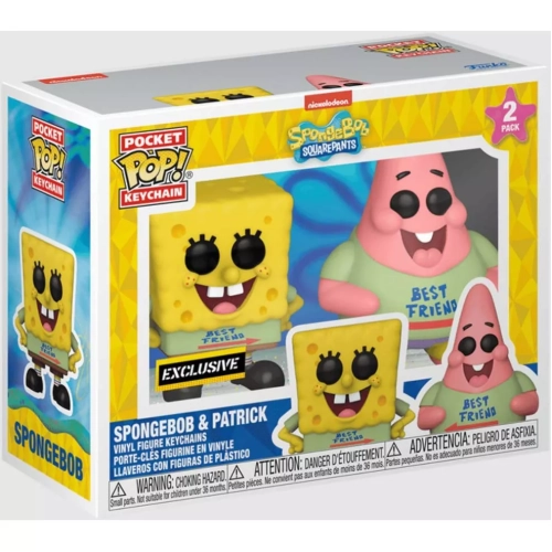 Funko Pop! Spongebob 2 Pack Best Friend Shirt Nickelodeon SpongeBob SquarePants Box
