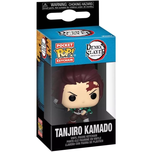 Funko Pop! Tanjiro Kamado Pocket Pop! Keychain Demon Slayer Kimetsu no Yaiba Box