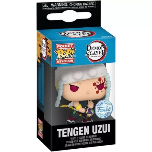 Funko Pop! Tengen Uzui Pocket Pop! Keychain Demon Slayer Kimetsu no Yaiba Box