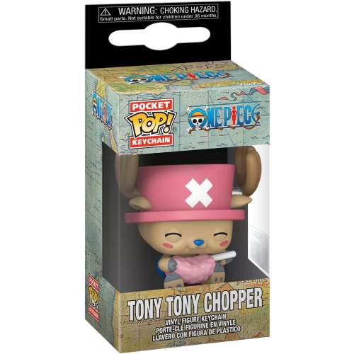 Funko Pop! Tony Tony Chopper Pocket Pop! Keychain with Cotton Candy Box