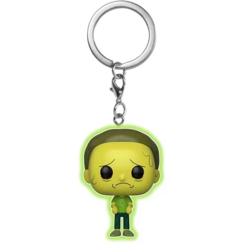 Funko Pop! Toxic Morty Pocket Pop! Keychain Glows in the Dark