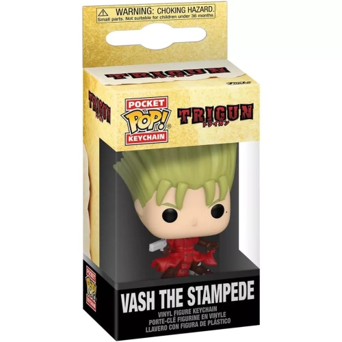 Funko Pop! Vash the Stampede Pocket Pop! Keychain Trigun Box