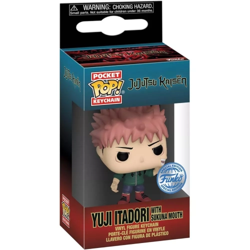 Funko Pop! Yuji Itadori with Sukuna Mouth Pocket Pop! Keychain Box