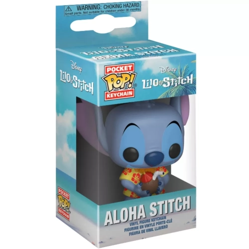 Funko Pop! Aloha Stitch Pocket Pop! Keychain Disney Lilo & Stitch Box