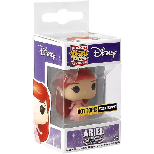 Funko Pop! Ariel Pocket Pop! Keychain Pink Dress Disney Box